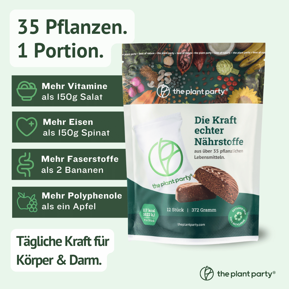 the plant party®: Pflanzenbasierte Ernährungsportionen - (24 Stück)