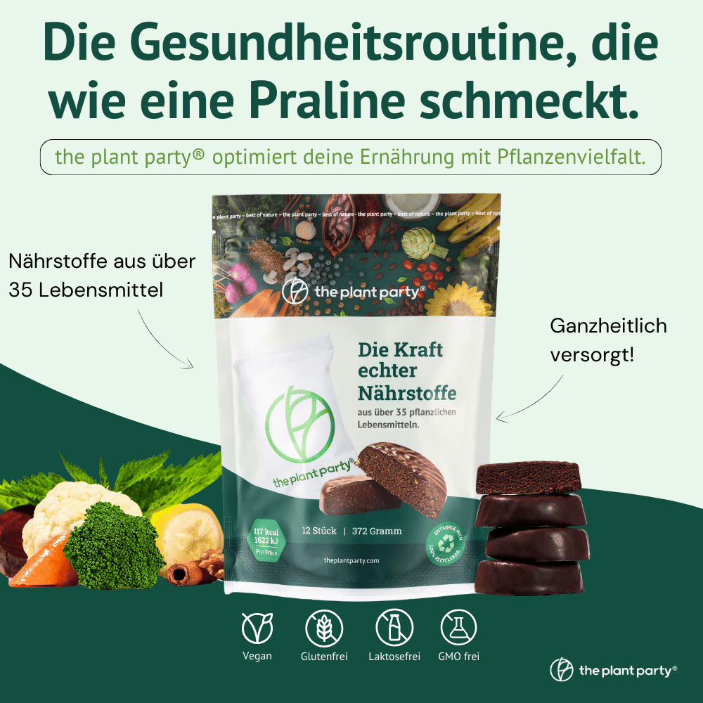 the plant party®: Pflanzenbasierte Ernährungsportionen - (12 Stück)