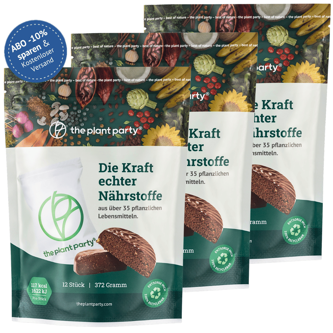 the plant party®: Pflanzenbasierte Ernährungsportionen - ABO (36 Stück)