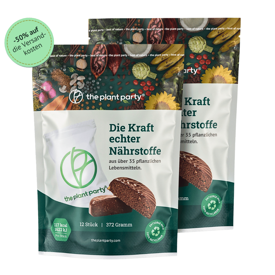 the plant party®: Bioactive Snacks - Doppelpackung (24 Stück)