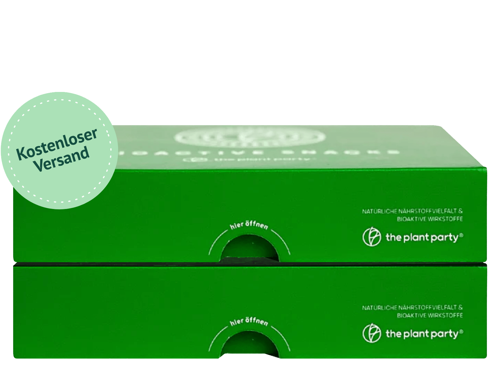 the plant party®: Bioactive Snacks - Doppelpackung (24 Stück)