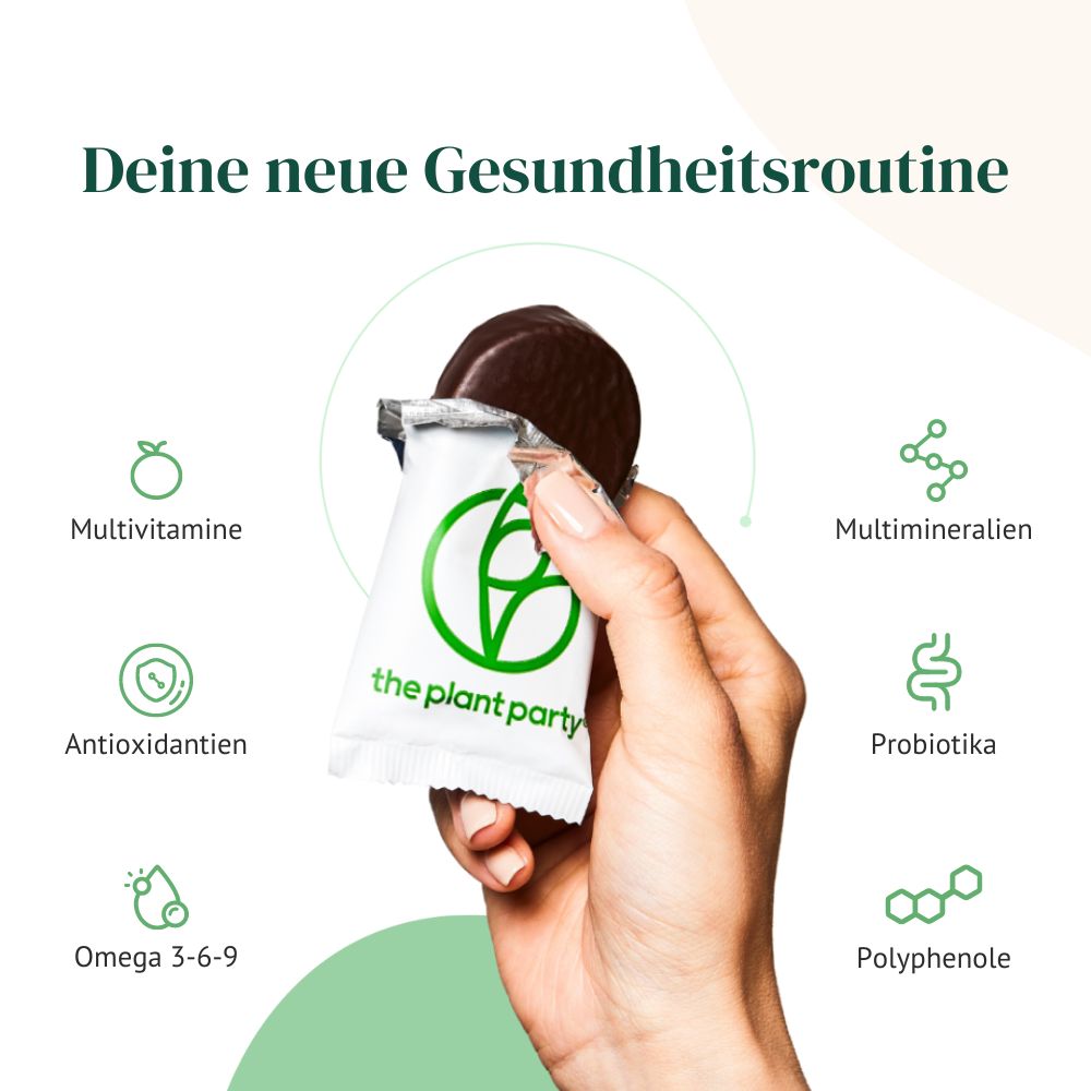 the plant party®: Bioactive Snacks - Einzelpackung (12 Stück)