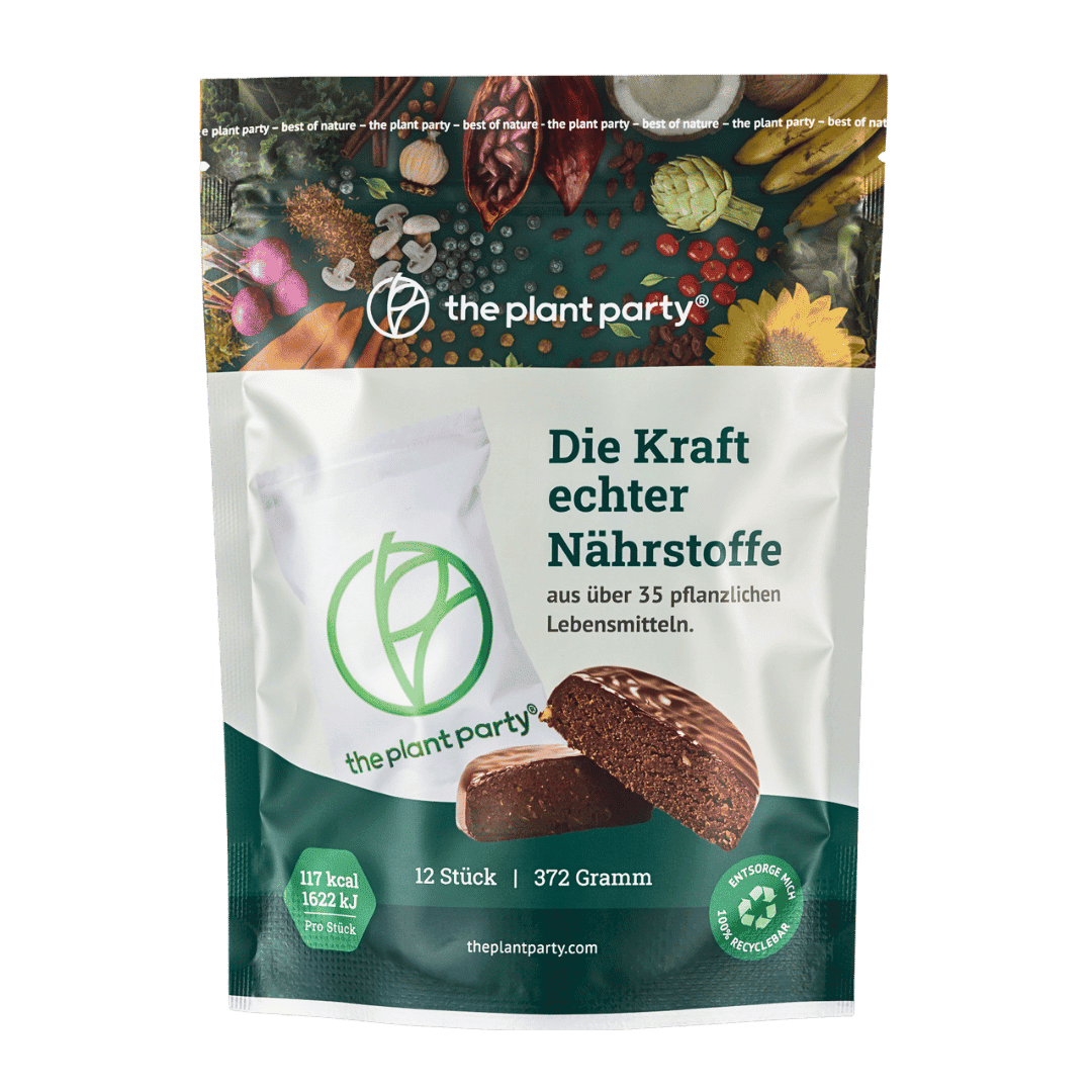 the plant party®: Bioactive Snacks - Einzelpackung (12 Stück)
